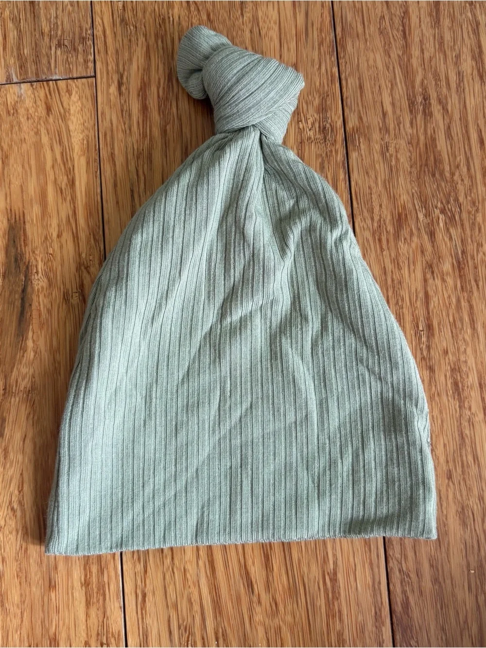 Lou Lou & Company Baby Knot Hats in Gray, Light Blue, and Sage Green